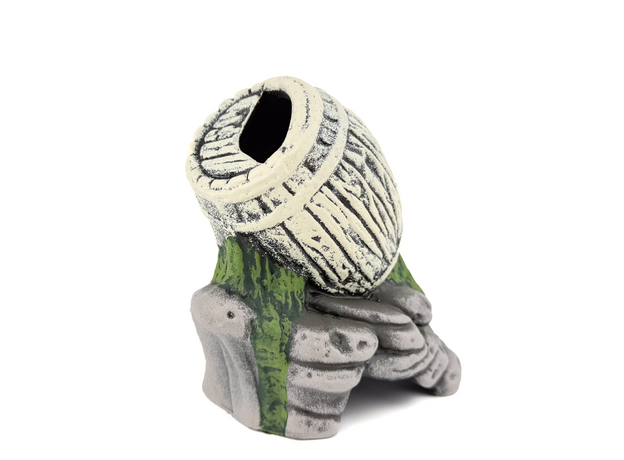 Декорация Бочка белая, 13х10х17 Декорация Бочка белая, 13х10х17