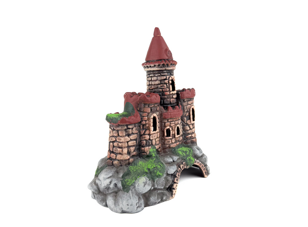 Декорация Замок с башней, 25х16х32 см Декорация Замок с башней, 25х16х32 см
