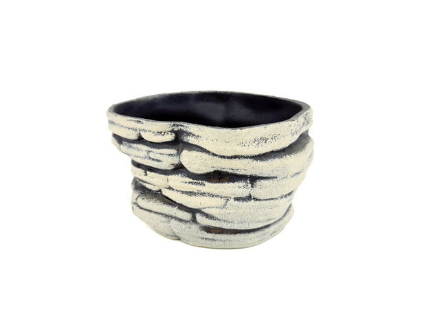 Декорация Горшок для растений серый, 13х10х6,6 Декорация Горшок для растений серый, 13х10х6,6