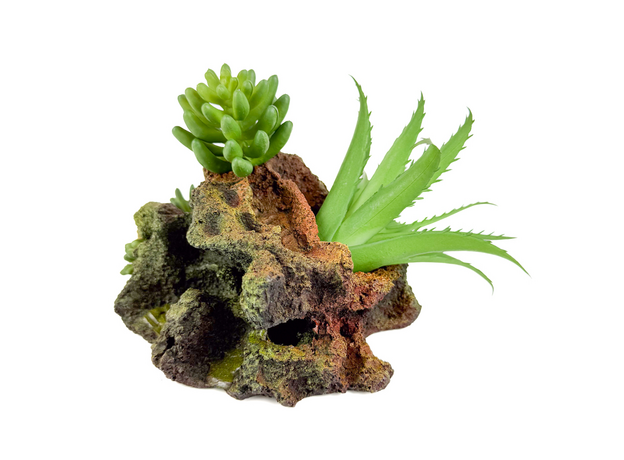 Декорация Риф с растениями  17х11х10