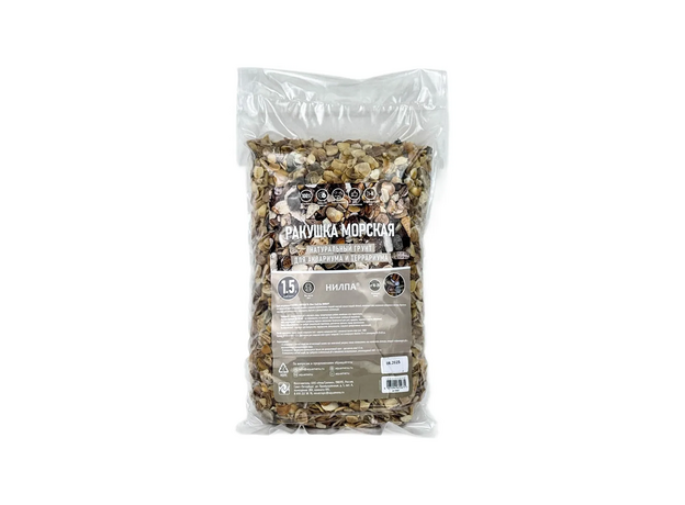 Грунт натуральный НИЛПА РАКУШКА МОРСКАЯ 10-20мм 1.5л/2.2кг Грунт натуральный НИЛПА РАКУШКА МОРСКАЯ 10-20мм 1.5л/2.2кг