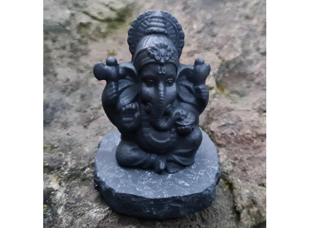 Фигурка Ганеша, шунгит