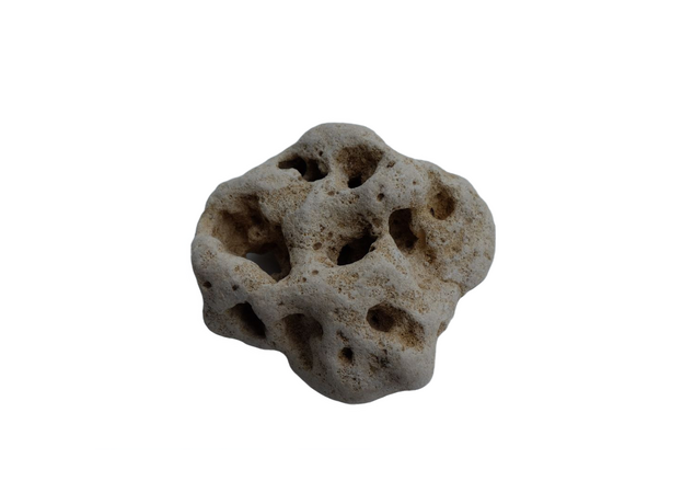 DECOTOP Cheese S - Натуральный камень для оформления аквариумов и террариумов, 0.5-1 кг / 12-16 см