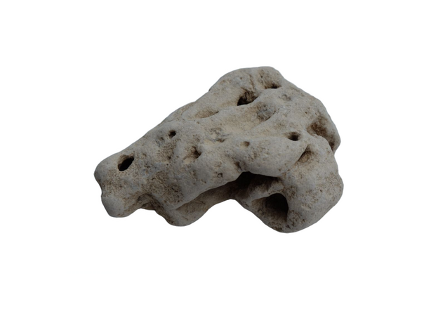 DECOTOP Cheese S - Натуральный камень для оформления аквариумов и террариумов, 0.5-1 кг / 12-16 см