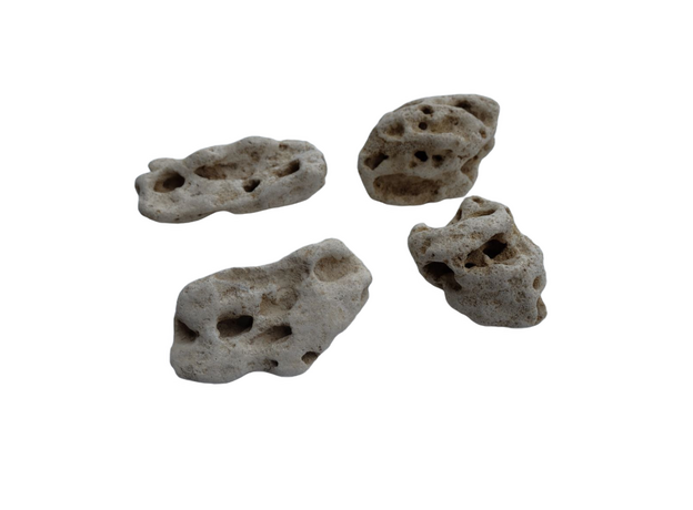 DECOTOP Cheese XS - Натуральный камень для оформления аквариумов и террариумов, 0.3-0.5 кг / 10-14 см