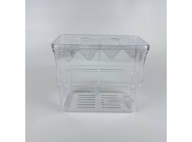 Отсадник для рыб горизонтальный, пластиковый, 17.5х18х7,5 см