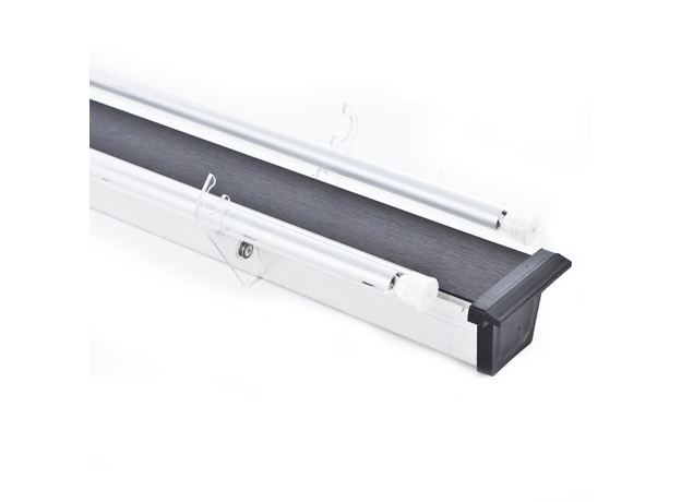 Аквариум Ф-170 LUX LED (101х41х56 см) стекло 6/8 мм, выбеленный дуб, 161 л., аквар. коврик