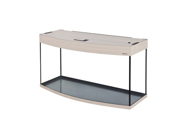 Аквариум Ф-170 LUX LED (101х41х56 см) стекло 6/8 мм, выбеленный дуб, 161 л., аквар. коврик