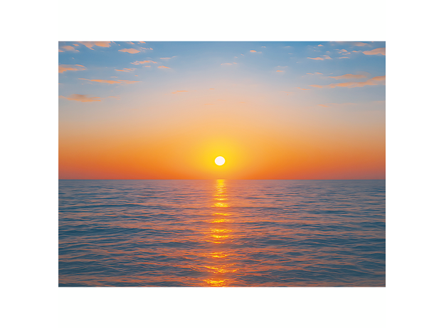 Фон для аквариума Заказ над морем 40х30 см