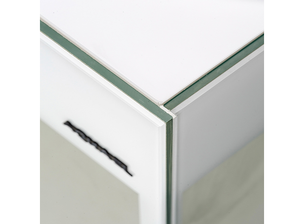 Аквариум AQUAEL GLOSSY 100 D&N белый, 215 л, стекло триплекс (ПОД ЗАКАЗ)