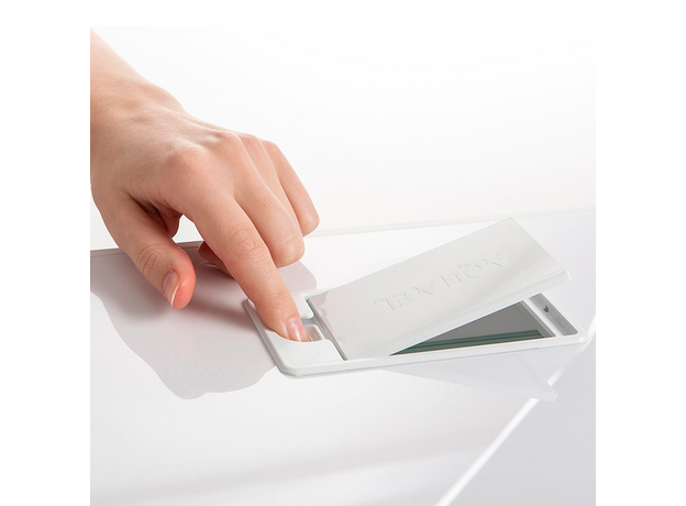 Аквариум AQUAEL GLOSSY 100 D&N белый, 215 л, стекло триплекс (ПОД ЗАКАЗ)