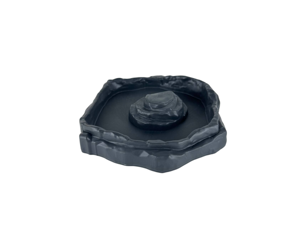 Поилка NomoyPet пластиковая M, 145х137х25 мм, серая