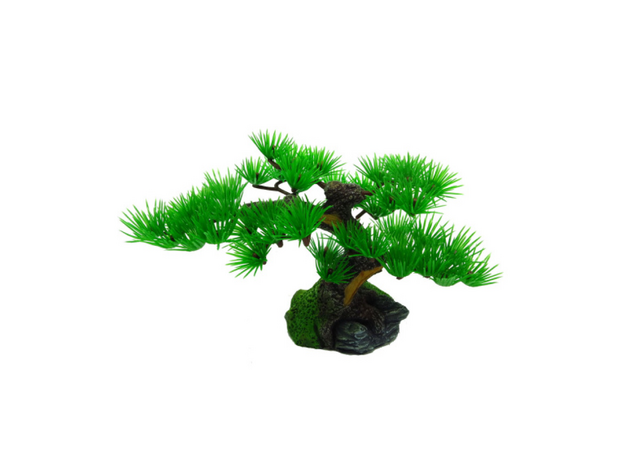 Растение пластиковое Aquanimal Бонсай №4, 11x19x12 см