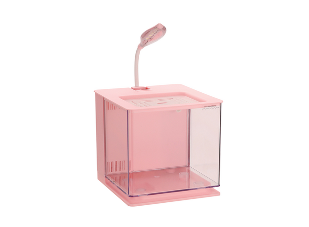 Аквариум KIDS' FUN Daisy, 4,5л, розовый, 185х170х160 мм, Laguna