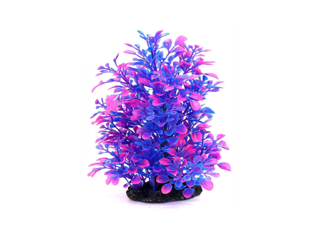 Растение пластиковое Aquanimal Гигрофила пурпурная, 9x5x18 см