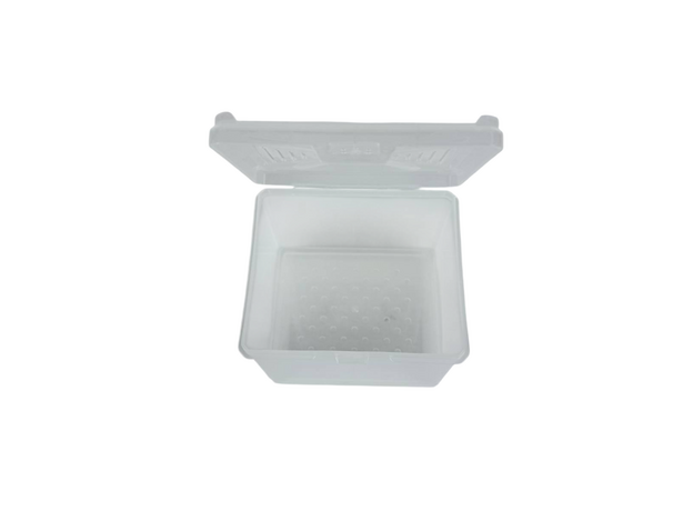 Контейнер NomoyPet для содержания насекомых с выдвижным дном и перфорированной подложкой, 102х90х90 мм