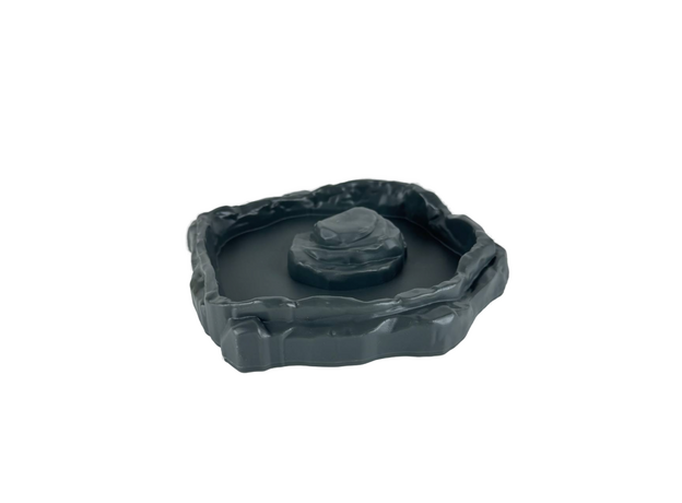 Поилка NomoyPet пластиковая L, 190х183х33 мм, серая