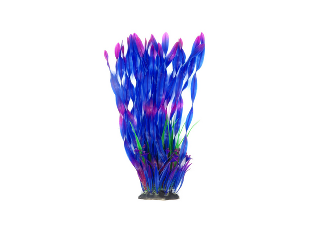 Растение пластиковое Aquanimal Валлиснерия пурпурная, 8x4.5x36 см