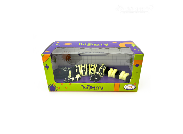 Игрушка подвижная 3D принтер Ящерица Аризона желтая