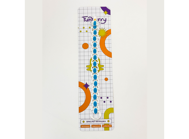 Аксессуар подвижный 3D Браслет Единорог, в ассортименте