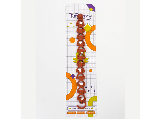 Аксессуар подвижный 3D Браслет Котик, в ассортименте