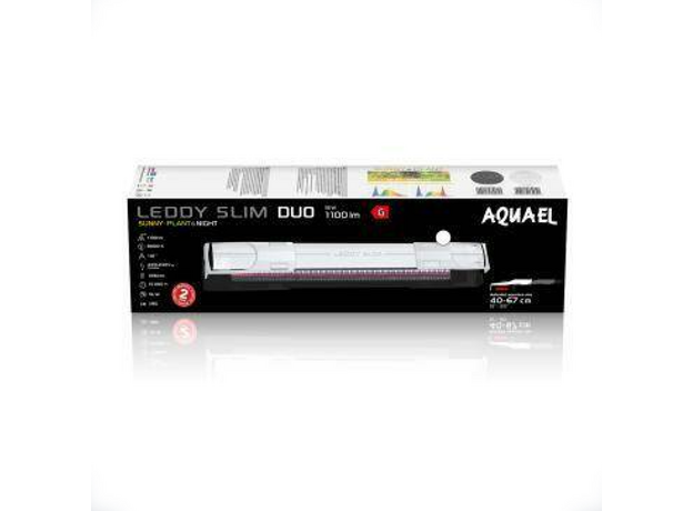 Светодиодный светильник AQUAEL LEDDY SLIM DUO 16W SUNNY-PLANT&NIGHT белый
