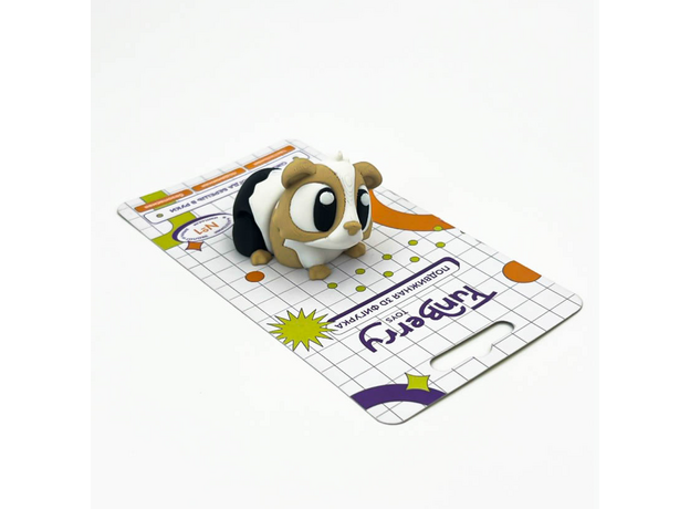 Игрушка подвижная 3D принтер Морская свинка Виктория на блистере, в ассортименте