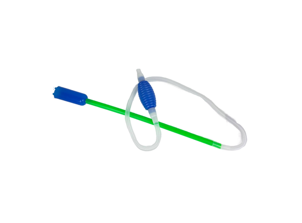 Сифон для аквариума с грушей и краном, 1.7 м (с гофрой)