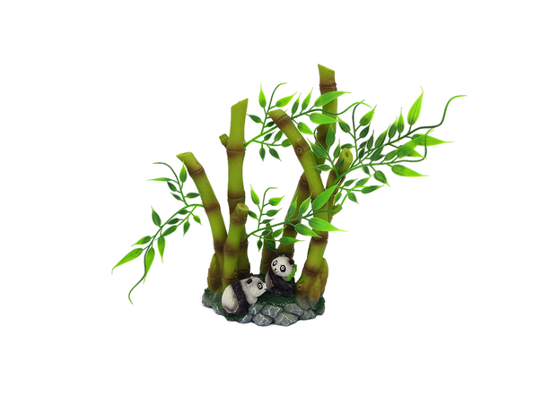 Декор Aquanimal Декорация Панды на отдыхе, 11х6.5х21 см