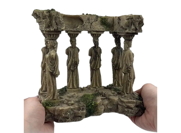 Декорация для аквариума Статуи Афинского Акрополя, 18х10х17 см