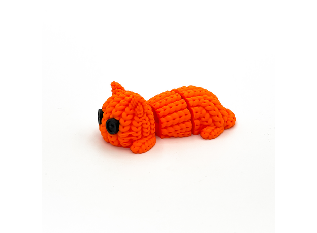 Игрушка подвижная 3D принтер Котик Чак макси на блистере, в ассортименте