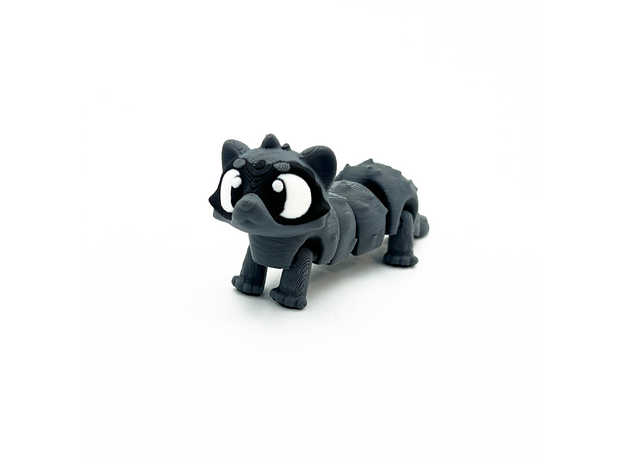 Игрушка подвижная 3D принтер Енот Лесси на блистере, в ассортименте