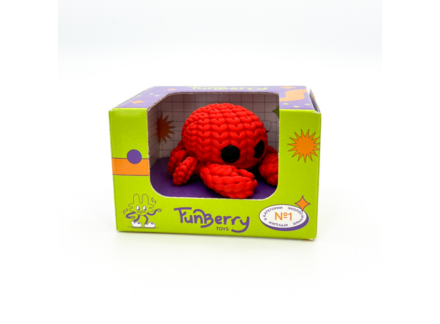 Игрушка подвижная 3D принтер Крабик Рик макси на блистере, в ассортименте