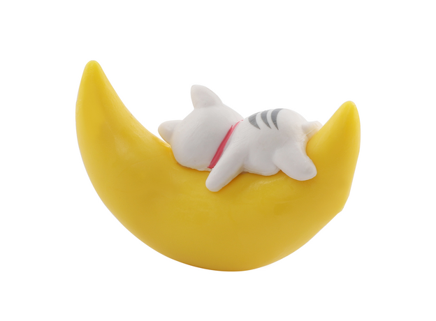 Грот плавающий Laguna AQUA Kids' Fun Котик на месяце, 55х35х15 мм