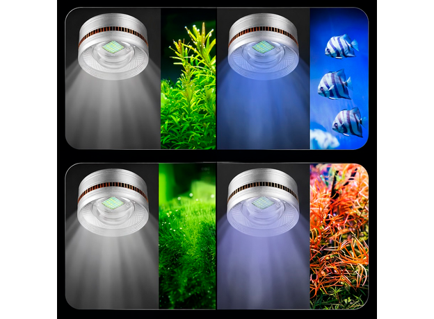 Светильник светодиодный CHERLAM YKD-1134, 35 Вт, из нержавеющей стали, Черный (Китайская вилка)