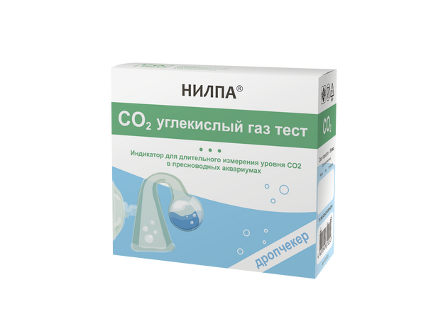 Тест CO2 НИЛПА для длительного измерения уровня углекислого газа (дропчекер+индикатор)