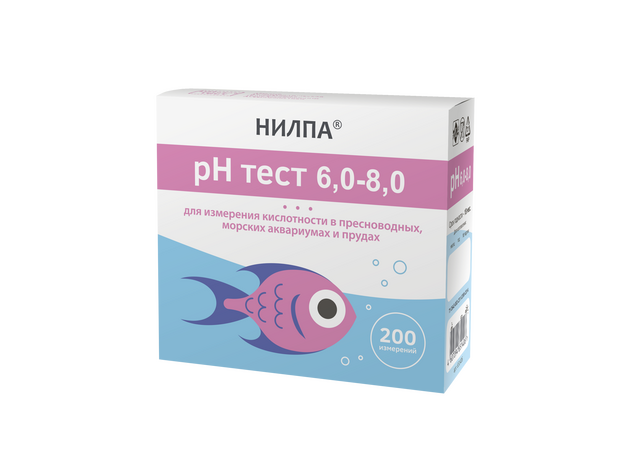 Тест pH 6,0-8,0 НИЛПА для измерения уровня кислотности воды
