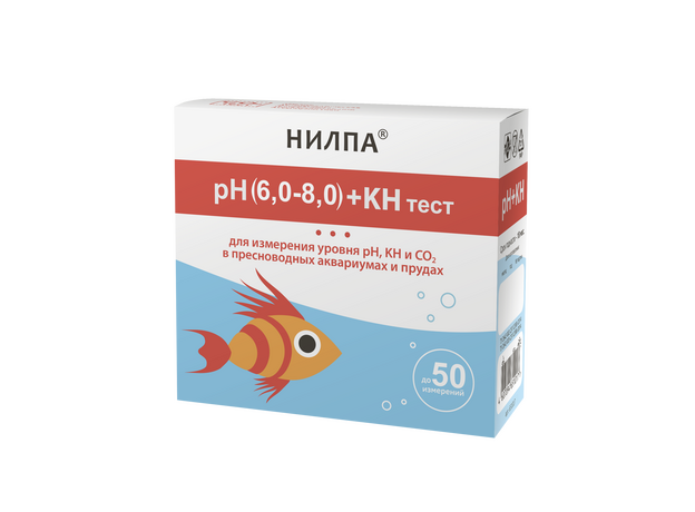 Тест pH+kH НИЛПА для измерения уровня pH, kH и CO2
