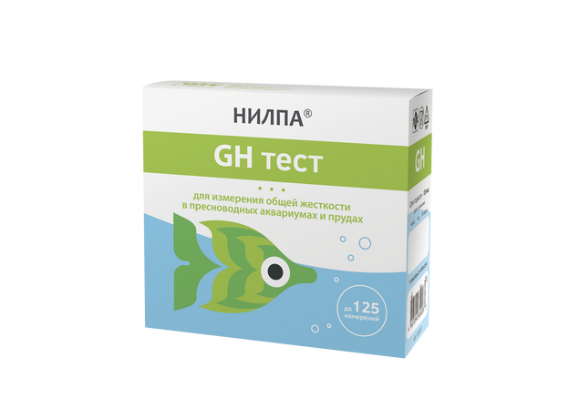 Тест gH НИЛПА для измерения общей жесткости воды