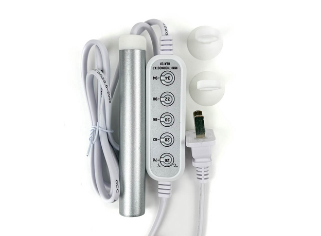 Электронагреватель металлический МИНИ YEE, 25 Вт, для аквариумов с внешним контроллером (Китайская вилка)