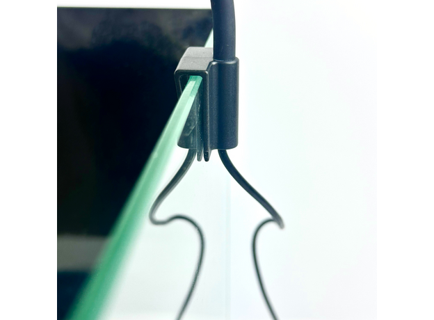 Светильник светодиодный YEE, 3 Вт, для аквариума с USB на клипсе, ЧЕРНЫЙ трехцветный