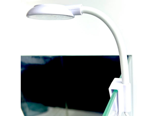 Светильник светодиодный YEE для аквариума, 3 Вт, с USB на клипсе, БЕЛЫЙ трехцветный