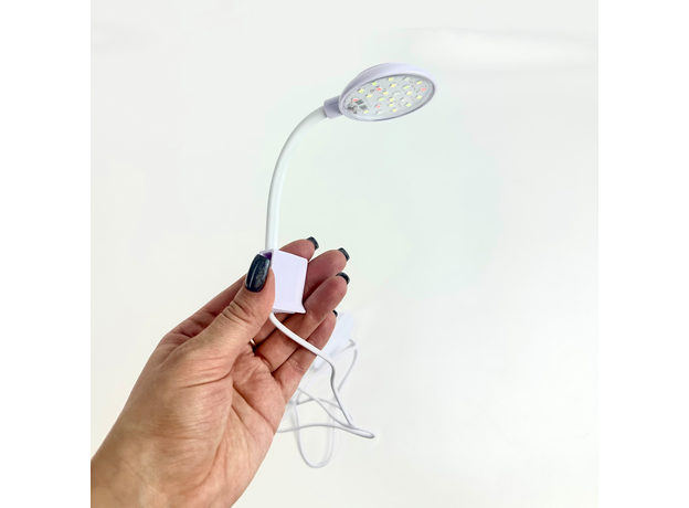 Светильник светодиодный YEE для аквариума, 3 Вт, с USB на клипсе, БЕЛЫЙ трехцветный