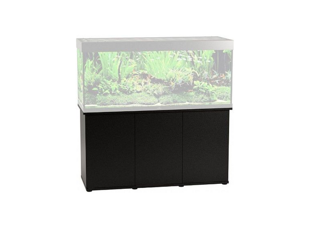 Подставка Biodesign АТОЛЛ 500 (черная шагрень) комплект с фасадами, ЛДСП 16/22 мм, 151х56х82 см,  рег. опоры (без винтов)