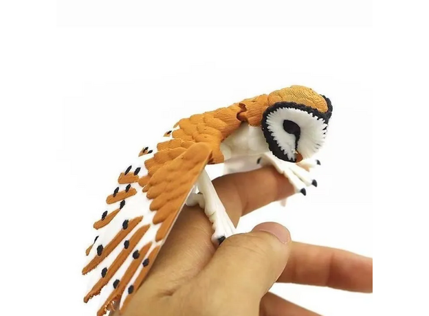 Игрушка подвижная 3D принтер Сова, цвет в ассортименте