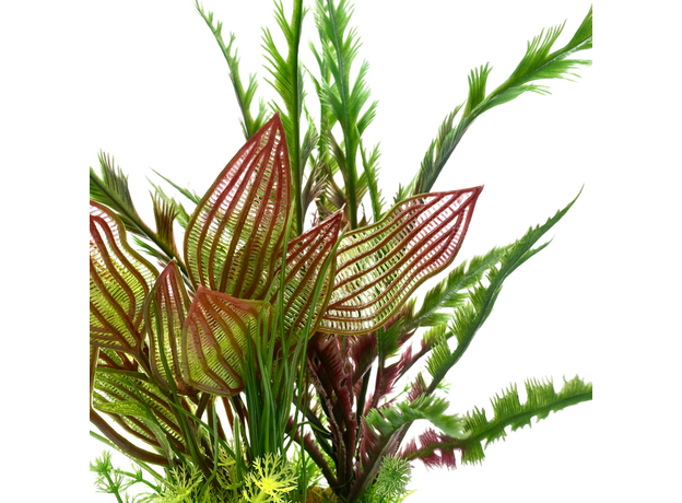 Искусственное растение на подложке Апоногетон 22х18х31см