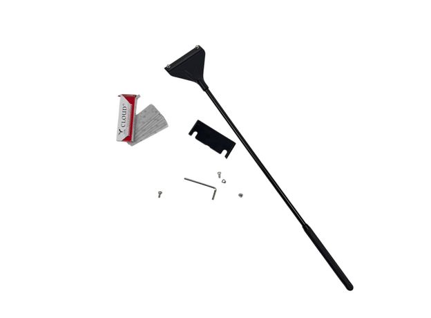 Скребок металлический YEE с лезвием, длина 40 см. Лезвия сменные 10 шт в комплекте