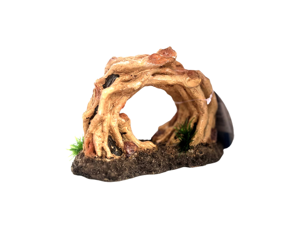 Декорация грот Переплетенные корни деревьев, 16х8х11см