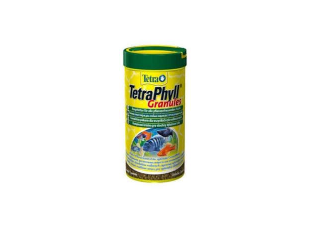 Корм Tetra Phyll Granules 250 мл, гранулы, для всех травоядных рыб
