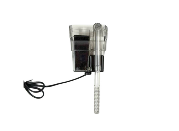 Навесной фильтр YEE YMB-406, 3 Вт, 300 л/ч, с креплением на одну из боковых стенок (Китайская вилка)